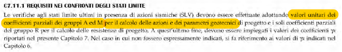 C7.11.1 Requisiti nei confronti degli stati limite