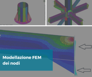 Modello FEM nodi acciaio